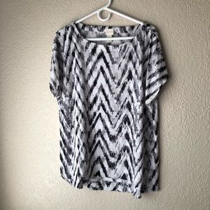 Chico’s cap sleeve top.